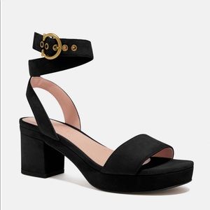 COACH Serena Suede Sandal 9.5